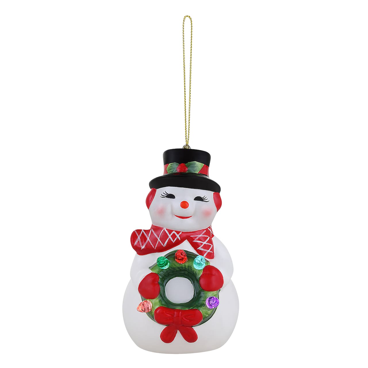 Mr. Christmas Nostalgic Ceramic Snowman Ornament